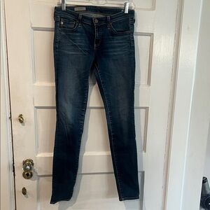 AG Adriano Goldschmied Dark Blue Skinny Jeans